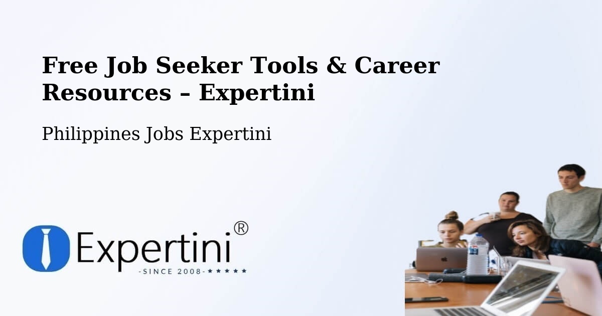 Free Job Seeker Tools & Career Resources – Bobonan - Bobonan, Philippines Jobs Expertini