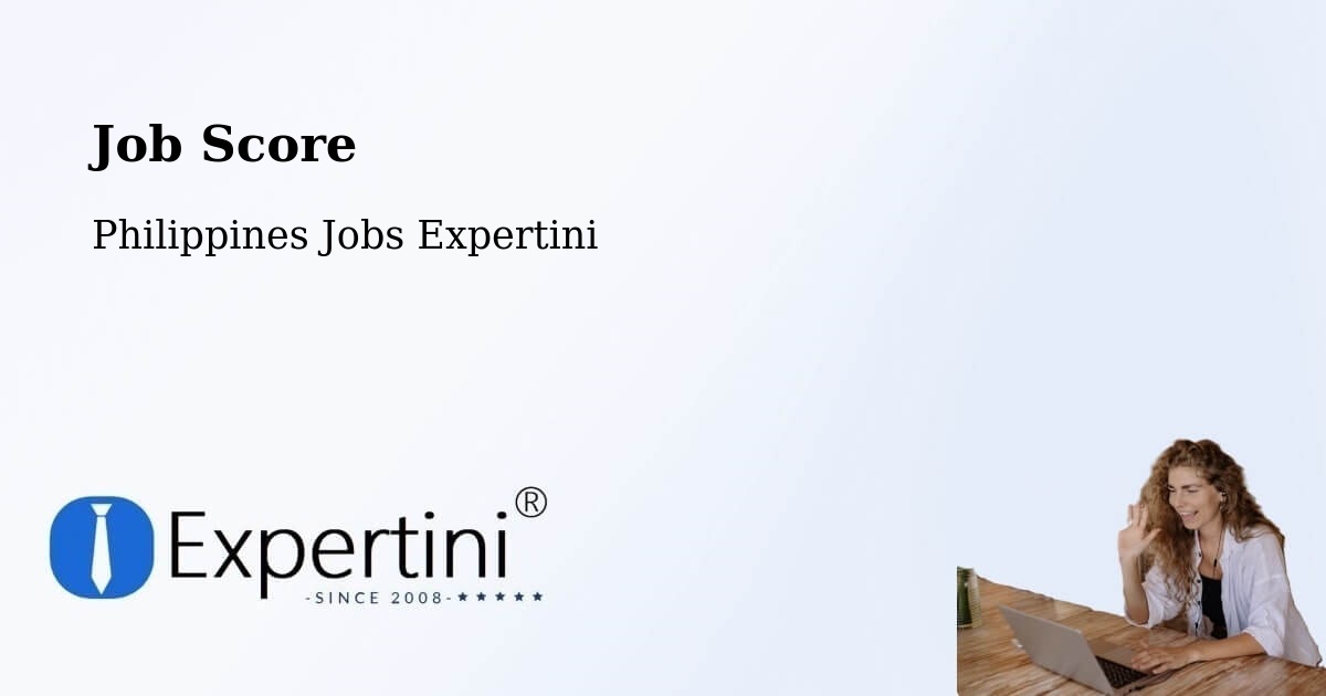 Job Score & Job Description Score Tool – Bobonan - Philippines Jobs Expertini